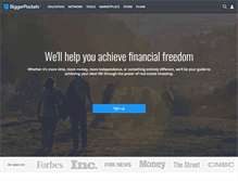 Tablet Screenshot of biggerpockets.com